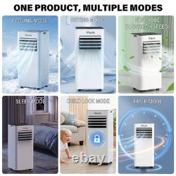 Portable Air Conditioner 7000BTU, 6-in-1 Air Conditioning Unit Sleep Mode Timer
