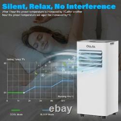 Portable Air Conditioner 7000BTU, 6-in-1 Air Conditioning Unit Sleep Mode Timer
