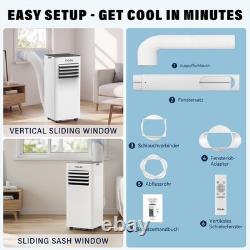 Portable Air Conditioner 7000BTU, 6-in-1 Air Conditioning Unit Sleep Mode Timer
