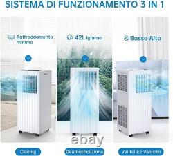 Portable Air Conditioner 9000 BTU, 3-in-1 Air Conditioning Unit