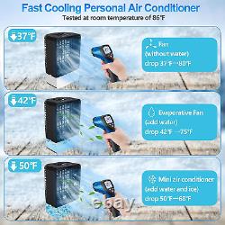 Portable Air Conditioner Air Cooler Air Conditioning Unit, Mini AC with Remote