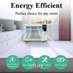 Portable Air Conditioner Conditioning Cool Unit 1876BTU 550W Remote Control 220V