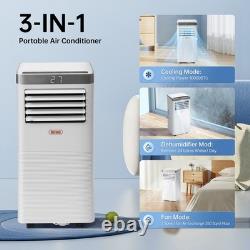 Portable Air Conditioner Conditioning Remote Cooling Timer Window Kit 10000 BTU