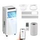 Portable Air Conditioner Conditioning Remote Cooling Timer Window Kit 8000 BTU