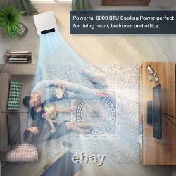 Portable Air Conditioner Conditioning Remote Cooling Timer Window Kit 8000 BTU
