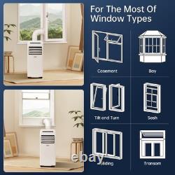 Portable Air Conditioner Conditioning Remote Cooling Timer Window Kit 8000 BTU