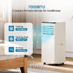 Portable Air Conditioner Conditioning Unit 7000BTU 2000W Remote Class A R290