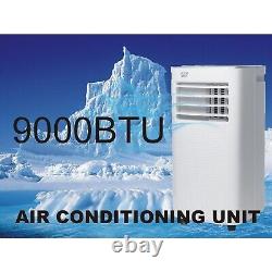 Portable Air Conditioner Conditioning Unit 9000BTU 220 Volts (AC) Remote Control