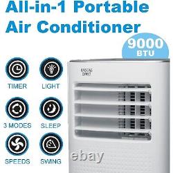 Portable Air Conditioner Conditioning Unit 9000BTU 220 Volts (AC) Remote Control