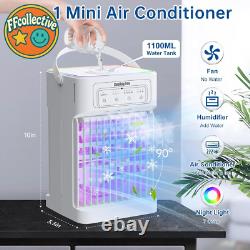 Portable Air Conditioner Cooling Fan, 1100ML Air Conditioning Unit 3 Wind Speeds