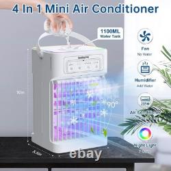 Portable Air Conditioner Cooling Fan, 1100ML Air Conditioning Unit with 3 Wind S