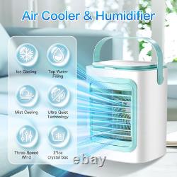 Portable Air Conditioner Cooling Fan, Mini Air Conditioning Unit Quiet 3 Wind Sp
