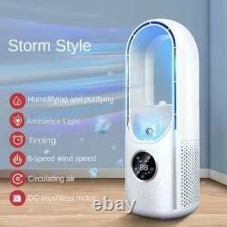 Portable Air Conditioner Cooling Fan, Mini Air Conditioning Unit Quiet 6 Speed