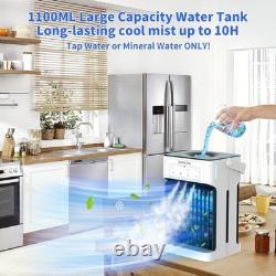 Portable Air Conditioner Cooling Fan, Mini Air Conditioning Unit with 1100ml Tan