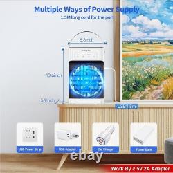 Portable Air Conditioner Cooling Fan, Mini Air Conditioning Unit with 1100ml Tan