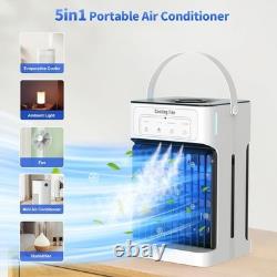 Portable Air Conditioner Cooling Fan, Mini Air Conditioning Unit with 1100ml Tan