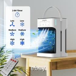 Portable Air Conditioner Cooling Fan, Mini Conditioning Unit with White