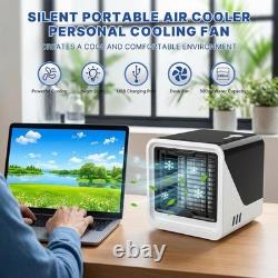 Portable Air Conditioner, Mini Air Conditioning Unit With 3 Speeds 7 Colors, 3 I