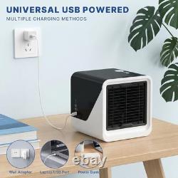 Portable Air Conditioner, Mini Air Conditioning Unit With 3 Speeds 7 Colors, 3 I