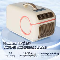 Portable Air Conditioner Tent AC Unit for Outdoor Camping Tent RV 6200BTU 12/24V