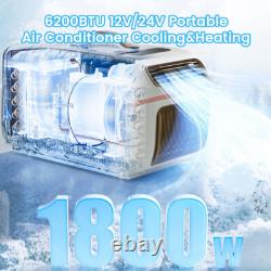 Portable Air Conditioner Tent AC Unit for Outdoor Camping Tent RV 6200BTU 12/24V