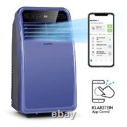 Portable Air Conditioner Unit Portable Air Cooler Fan Remote 7000 BTU App Blue