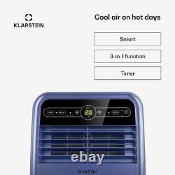 Portable Air Conditioner Unit Portable Air Cooler Fan Remote 7000 BTU App Blue