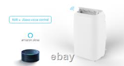 Portable Air Conditioner Wi-Fi 14000 BTU Unit, White Air Conditioning Centre