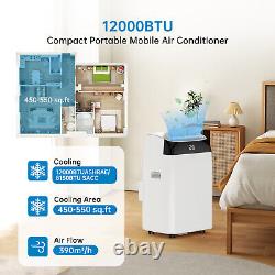 Portable Air Conditioning Unit 12000 BTU Remote Control Air Cooler with Sleep Mode