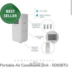 Portable Air Conditioning Unit 5000btu A Class Energy, White
