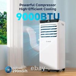 Portable Air Conditioning Unit 9000 BTU, 2024 Upgraded Fast Cooling Conditioner