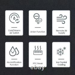 Portable Air Conditioning Unit Fan Cooling & Heating Humidifier Purifier +Remote