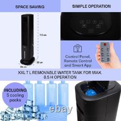 Portable Air Cooler Humidifier Conditioning Fan Purifier Ice Chiller Remote 85 W