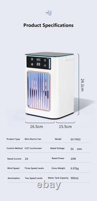 Portable Cooler Air Conditioning Unit Fan Humidifier With Remote Control UK