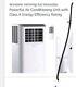 Portable air conditioning unit used