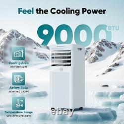 Powerful 9000 BTU Portable Air Conditioning Unit with Hassle-Free Installation