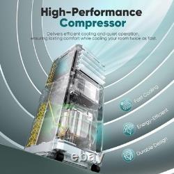 Powerful 9000 BTU Portable Air Conditioning Unit with Hassle-Free Installation