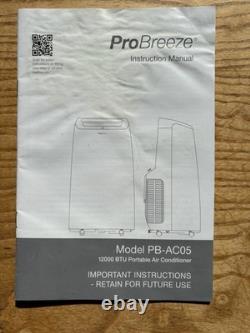 Pro breeze PB-AC05 Mobile Air Conditioning Unit