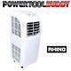 Rhino Portable Air Con Unit Conditioner Cooling Fan 9000 BTU H03607 Conditioning