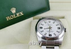 Rolex Air King 114200 from 2007/8. Boxed with papers. Mint condition