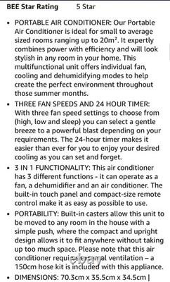 Small Portable Air Conditioning Unit