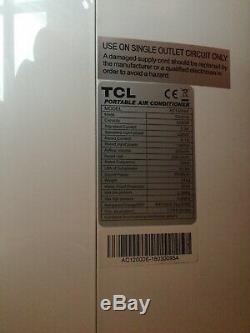 TCL Portable Air Conditioning Unit With Airlock 12,000 BTU. Excellent Condition
