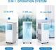 Techigher 3-in-1 Portable Air Conditioner 9000 BTU Air Conditioning Unit White