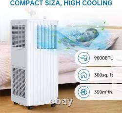 Techigher 3-in-1 Portable Air Conditioner 9000 BTU Air Conditioning Unit White