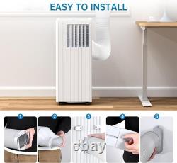 Techigher 3-in-1 Portable Air Conditioner 9000 BTU Air Conditioning Unit White