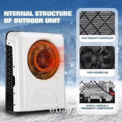 Treeligo 12V Electric Cool Split Air Conditioner Silent AC Kit For Pickup Truck