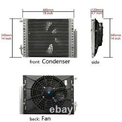 Treeligo 12V Electric Cooling Universal Underdash Air Conditioner Auto A/C USA