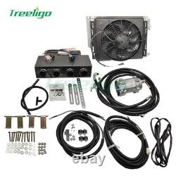 Treeligo 12V Electric Cooling Universal Underdash Air Conditioner Auto A/C USA