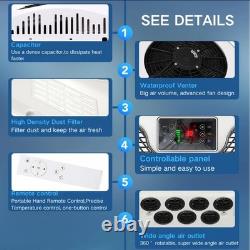 Treeligo 12V Rooftop Air Conditioner Electric AC Kit Unit For Caravan RV Camper