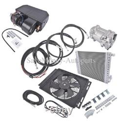 Truck Electric Air Conditioner Scroll Compressor Universal Car A/C Kit 12V DC